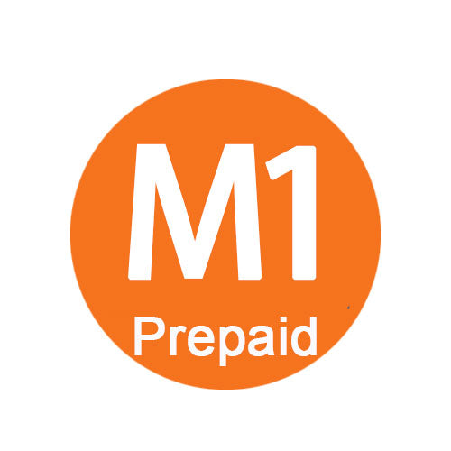 [Singapore] M1 Mobile /Cellphone Prepaid Card Online Recharge/Reload/Top-up Credit (Must be prepaid no)